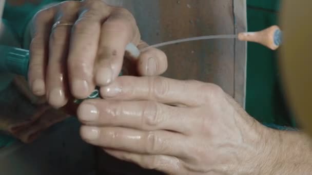 Jade nephritis nephrite feldolgozása Greenstone gyár gyártás - Felvétel, videó