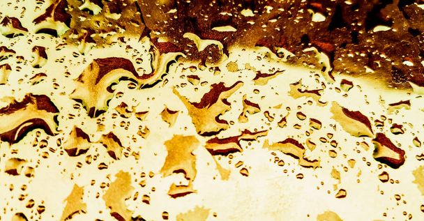 Χρυσό σταγόνες αφηρημένο φόντο, μεταλλικό χρώμα - Φωτογραφία, εικόνα