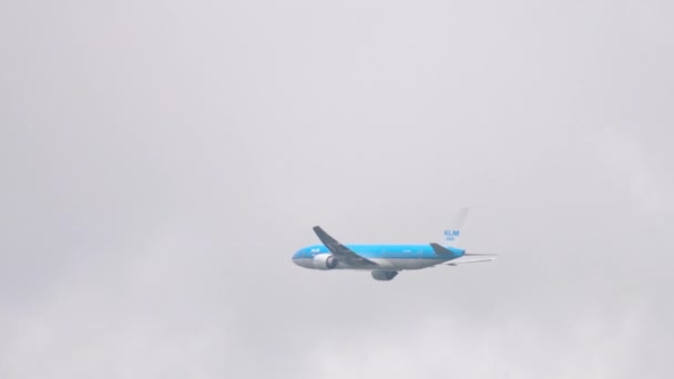 KLM Boeing 777 departure - Footage, Video