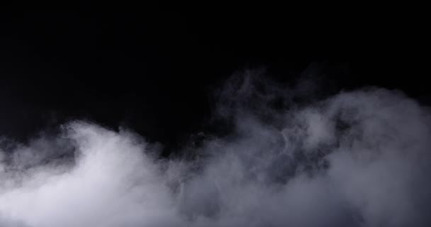 Realistische droge ijsrook wolken mist - Video