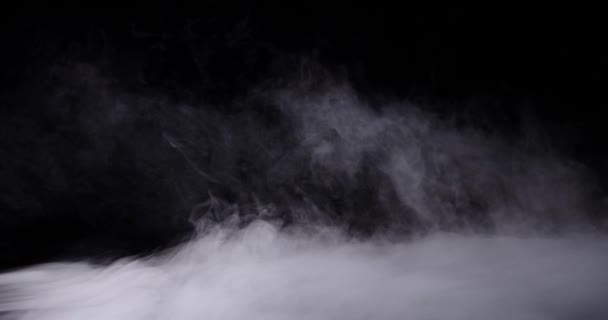 Realistische droge ijsrook wolken mist - Video