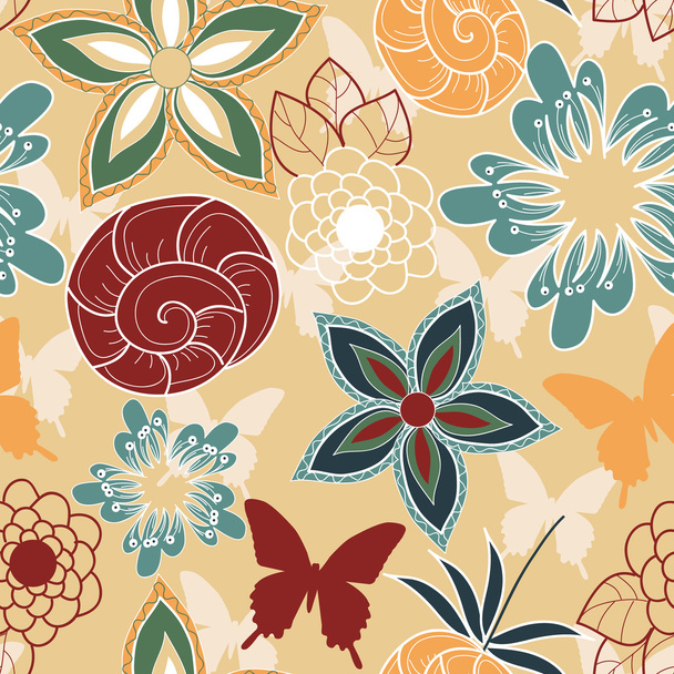 floral background - Vector, imagen