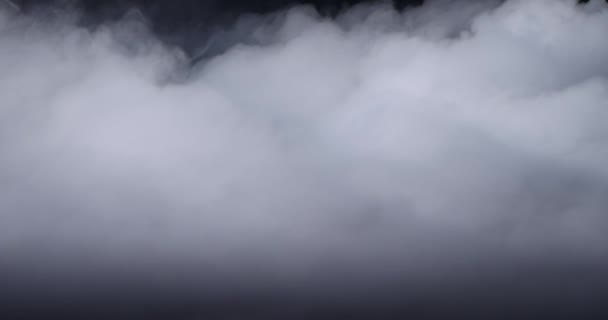 Realistische Trockeneis Rauch Wolken Nebel - Filmmaterial, Video