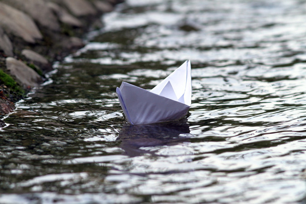 papír csónak absztrakt kilátás - Fotó, kép