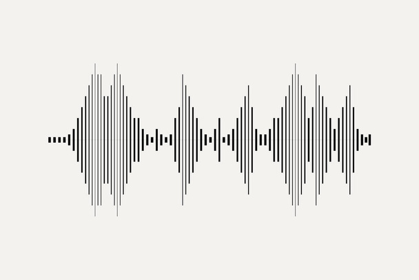Black audio equalizer element on a white background - Photo, Image