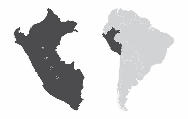 Νότια Αμερική Περού - Διάνυσμα, εικόνα