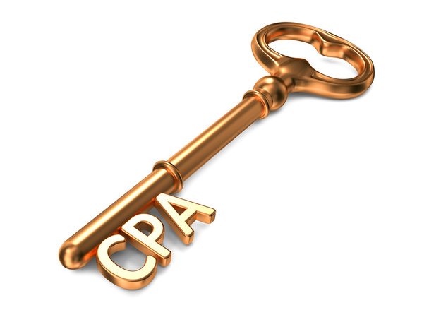 CPA - gouden sleutel. - Foto, afbeelding
