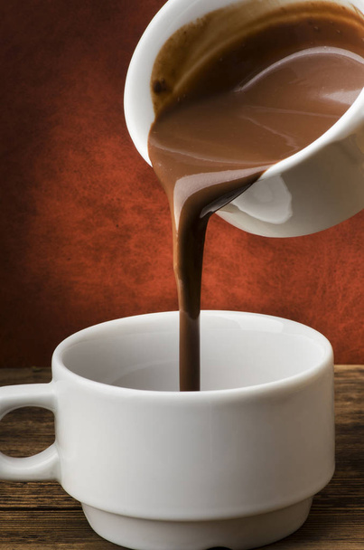 чашка горячего шоколада - Фото, изображение