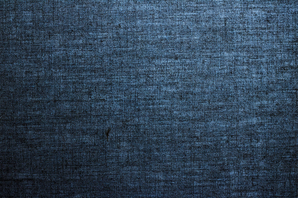 Tejido de lino decorativo vaqueros azules fondo texturizado para inter
 - Foto, imagen