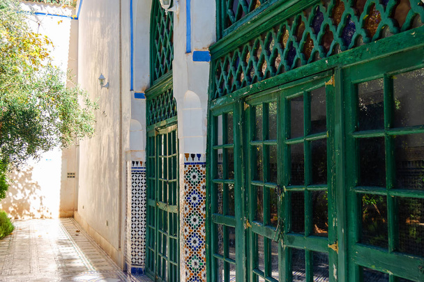 Részletek a gyönyörű építészet Marrakech, Marokkó. Építészet. Utazik - Fotó, kép