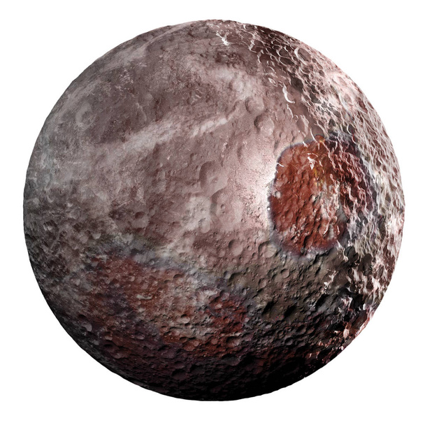 Exoplanet geïsoleerd op witte achtergrond, collage. Elementen van deze afbeelding ingericht door NASA. - Foto, afbeelding