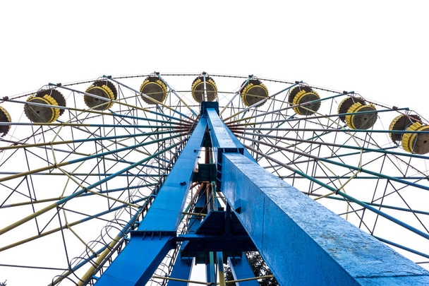 Ferris wheel in the old amusement park - Photo, image