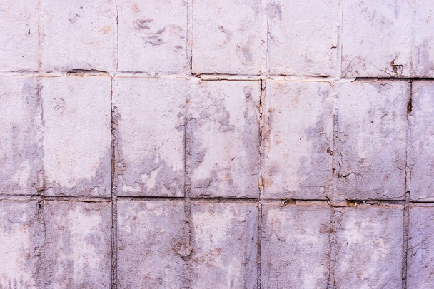 Texture of wall with painted tiles - Valokuva, kuva