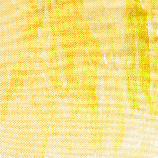 Yellow canvas texture background - Photo, Image