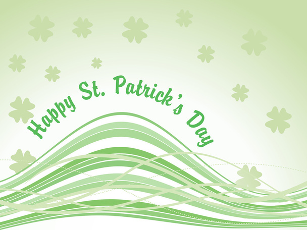 Patrick day background with stripes - Vector, afbeelding