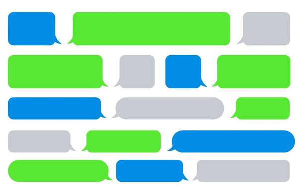 Sms message bubbles - Vector, Image