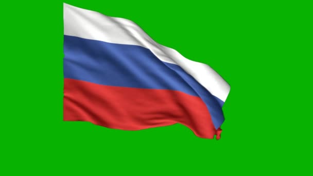 Rosyjska flaga animacja może pomóc w projektach.-Wysoka rozdzielczość-realistyczny obraz-imponująca konstrukcja-upraszcza pracę - Materiał filmowy, wideo