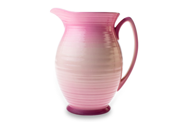 Isolado jarro de argila rosa
 - Foto, Imagem