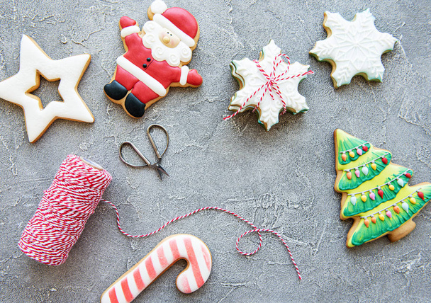 Noel tatili zencefilli kurabiye - Fotoğraf, Görsel