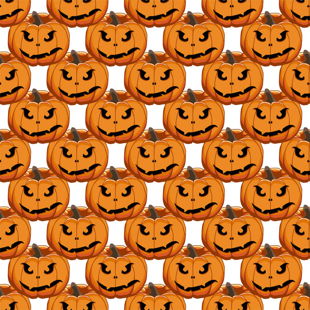 Illustration on theme big colored pattern Halloween - Vector, Image