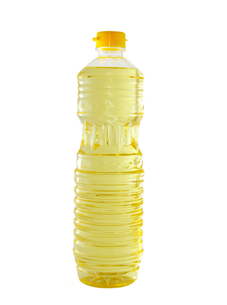 φυτικό έλαιο σε ένα πλαστικό μπουκάλι - Φωτογραφία, εικόνα