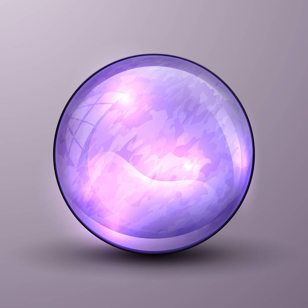 The vector realistic 3d sphere.Fluid design - Vektor, kép