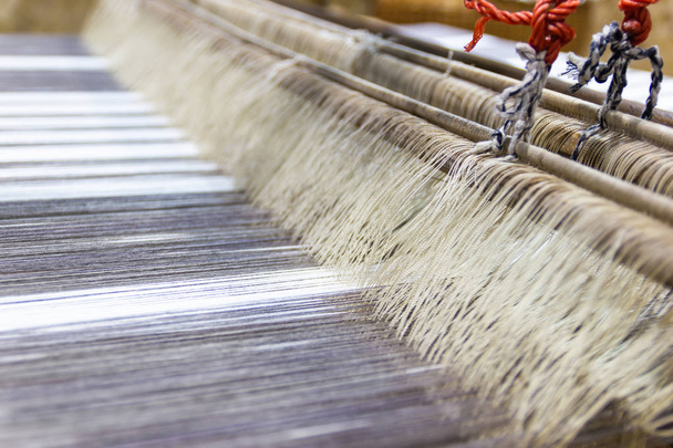 Weaving equipment Household weaving - Detail of weaving loom   - Photo, Image