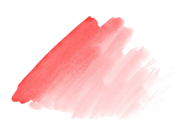 Piros akvarell festék folt hely - Fotó, kép