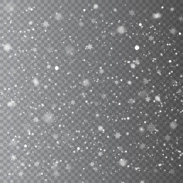 Eső Snow overlay háttér - Vektor, kép