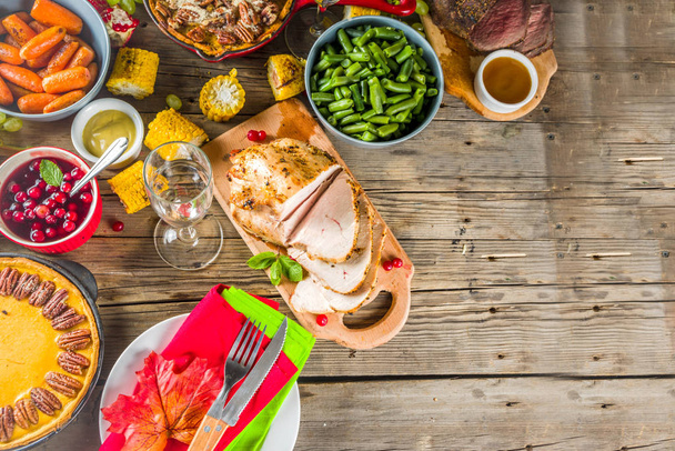 Thanksgiving dinner concept - Photo, Image