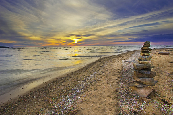 Auringonlasku Eriejärveltä
 - Valokuva, kuva