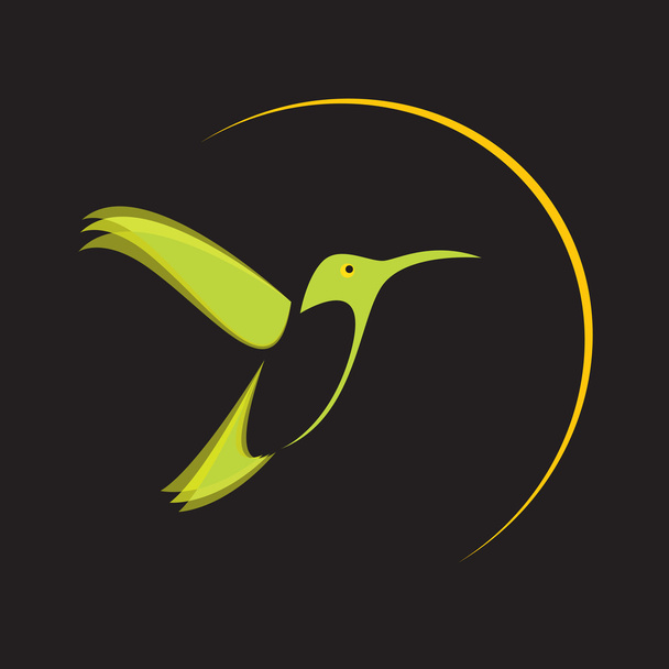 Imagen vectorial de un fummingbird
 . - Vector, imagen