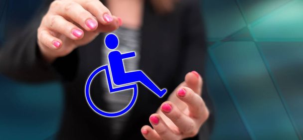 Concept of disability insurance - Photo, Image