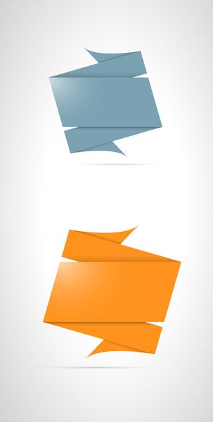 Origami style templates - Vetor, Imagem