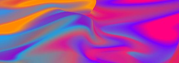 Abstract multicolored chromatic liquid background. - Photo, Image