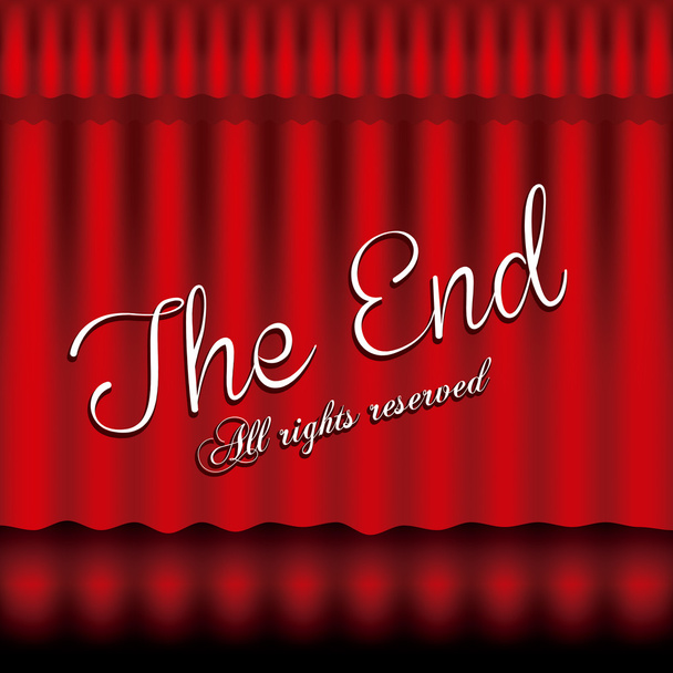 the end label - Vector, Image