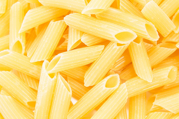 Pasta penne rigate macaroni close up - Photo, Image