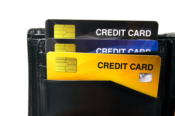 mockup tarjeta de crédito, el método de pago popular con tarjeta de plástico
 - Foto, imagen