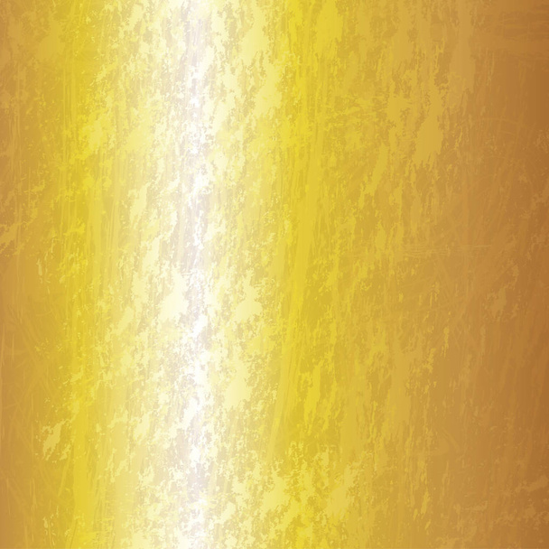 Golden background. Grunge rusty texture wallpaper. Vector illustration - Vector, Image