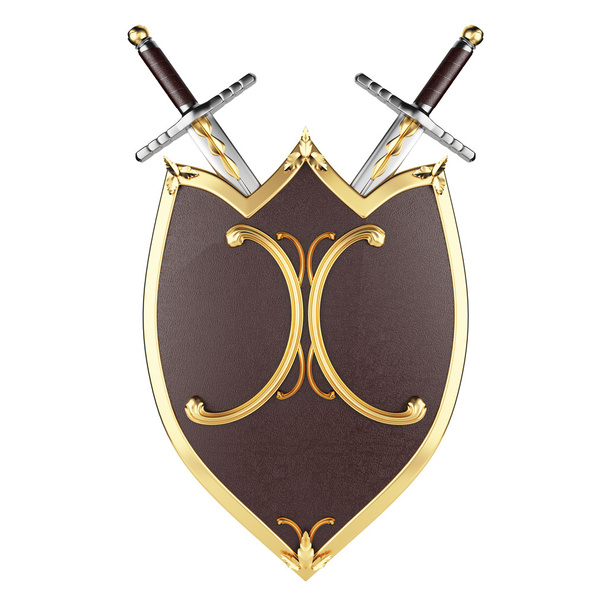 Escudo y espadas
 - Foto, imagen