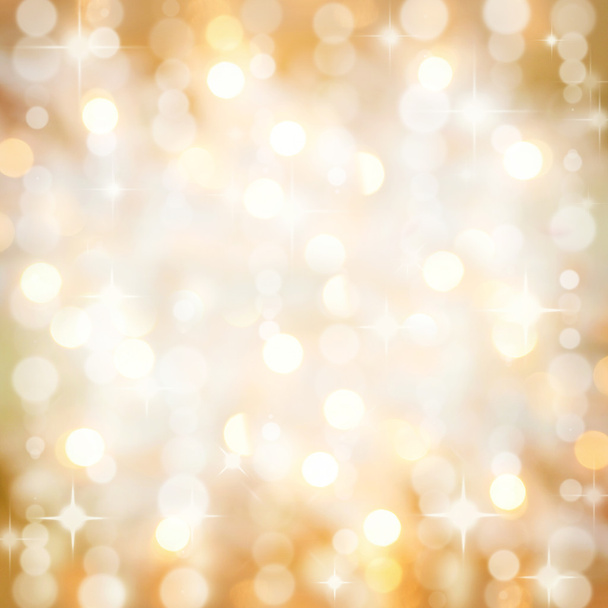Sparkling golden Christmas party lights background - Photo, Image