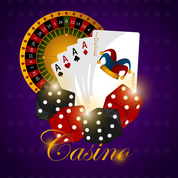 Casino poster illustration - Vecteur, image