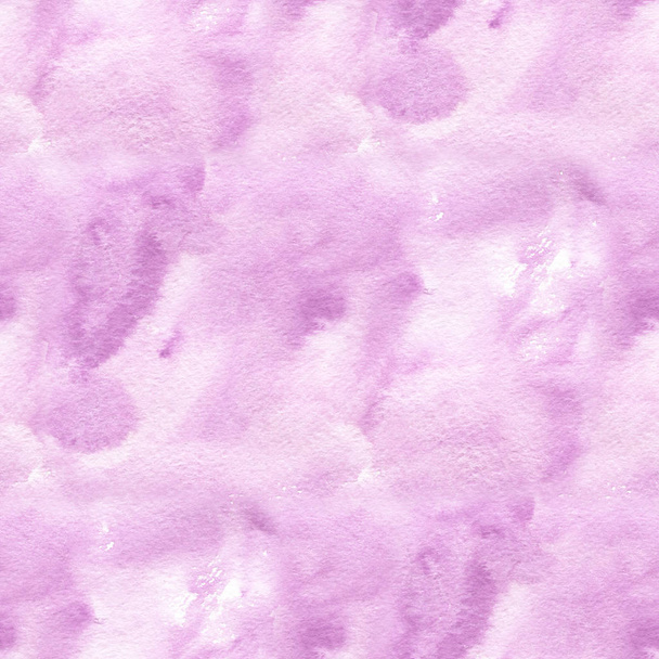 subtle pink cloud watercolor background - seamless texture - Foto, Imagem