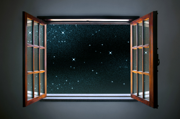 Ventana estrellada
 - Foto, imagen