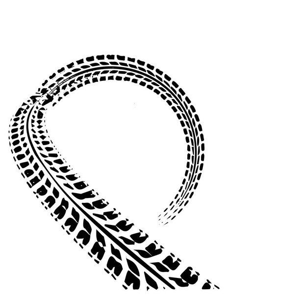 чорна шина доріжка з фоном Векторні ілюстрації
 - Фото, зображення