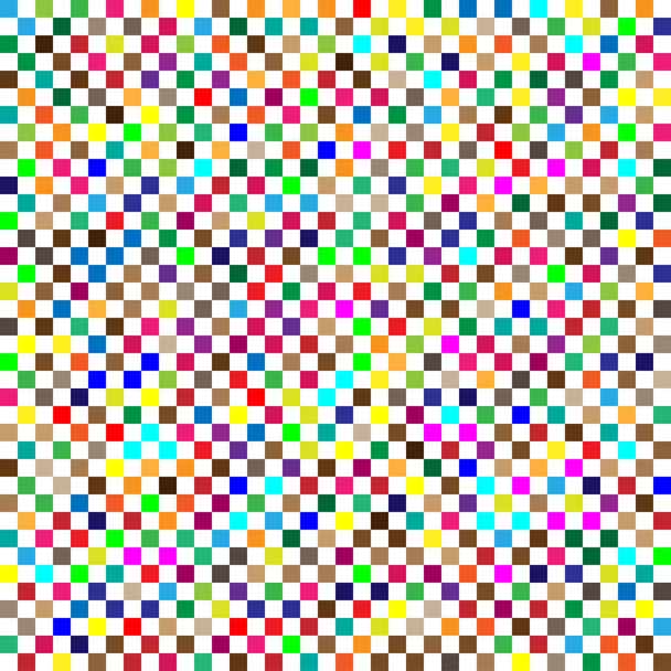 bez szwu losowe kwadraty, mozaika piksele piksele, kolorowe - Wektor, obraz