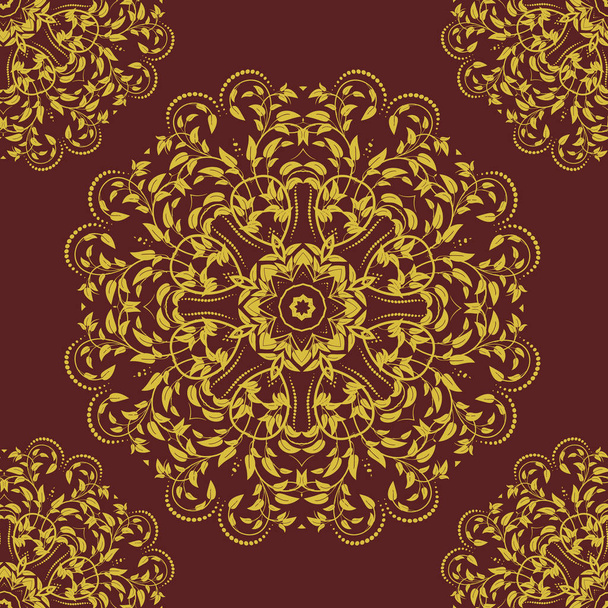 Colorful seamless pattern mandala, can be used for wallpaper, pattern fills, web page background, surface textures.  Happy design Pattern. Arabic, India, Islam, Asia. - Φωτογραφία, εικόνα