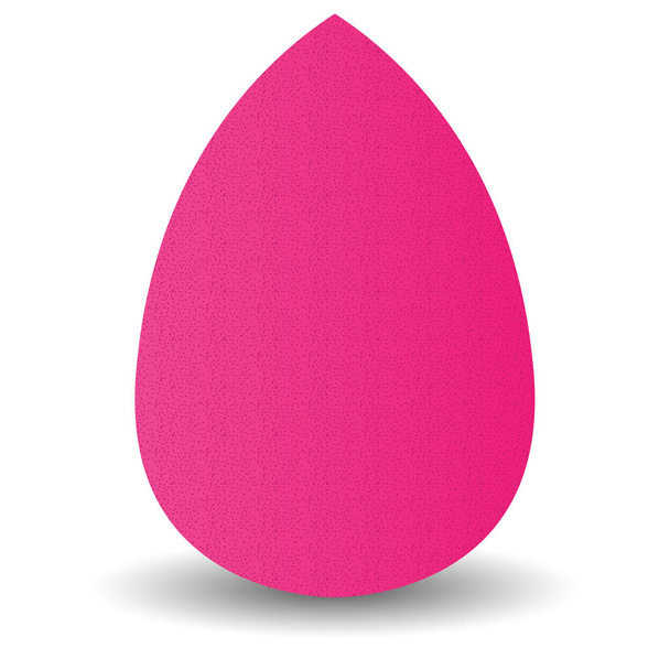 Pink Beauty Sponge Makeup Blender for Powder - Vector, Image