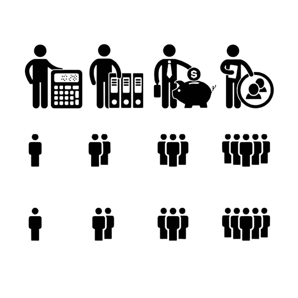 set di icone di riunione, come gruppo, squadra, persone, conferenza, leader, discussione
 - Vettoriali, immagini