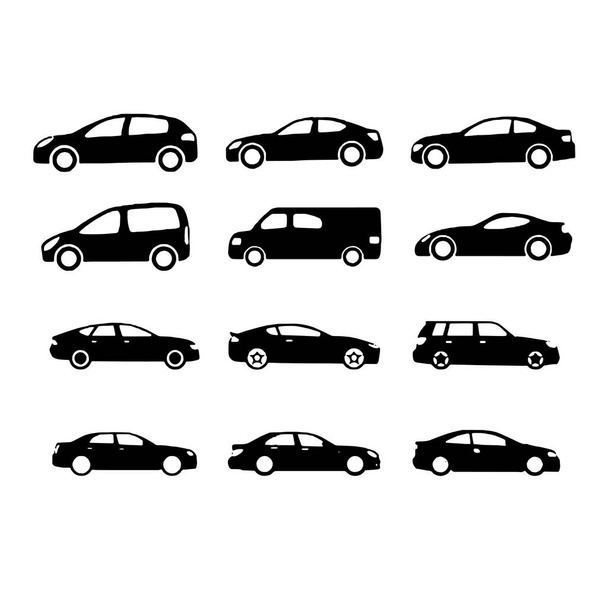 Conjuntos de coches y en el vector de recogida de vehículos de carretera
 - Vector, imagen